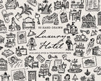 Luxury Hotel Doodle Pack, preview 1