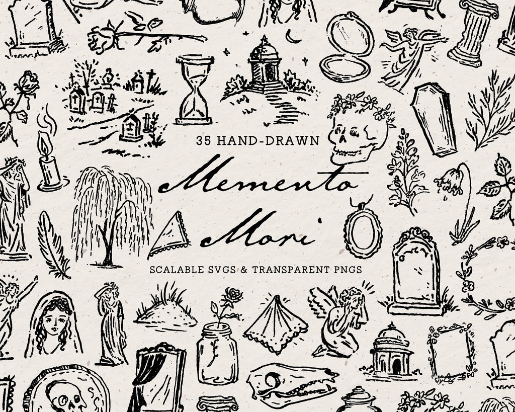 Memento Mori Doodle Pack, preview 1