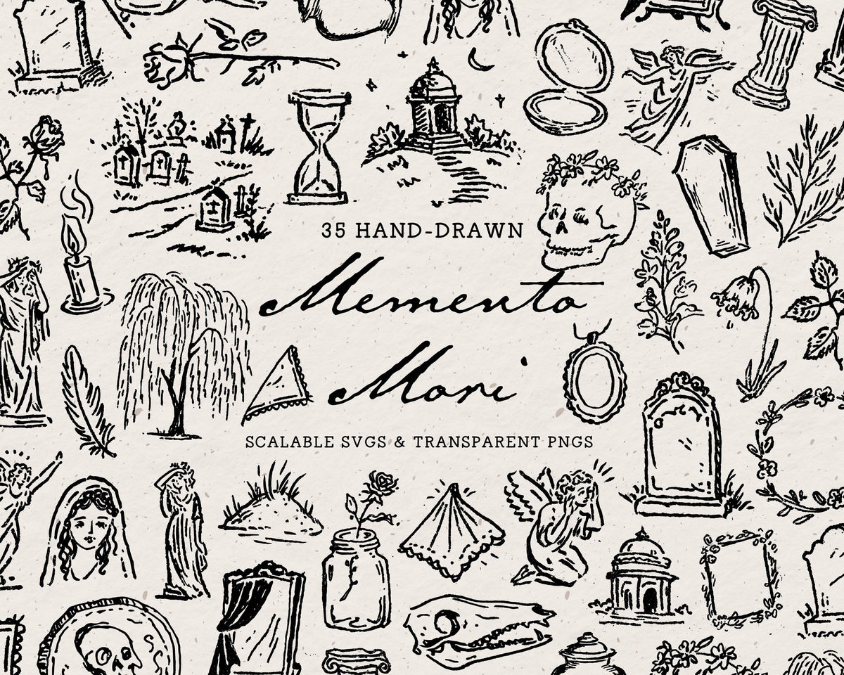 Memento Mori Doodle Pack, preview 1
