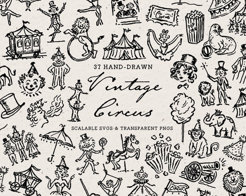 Circus Doodle Pack, preview 1