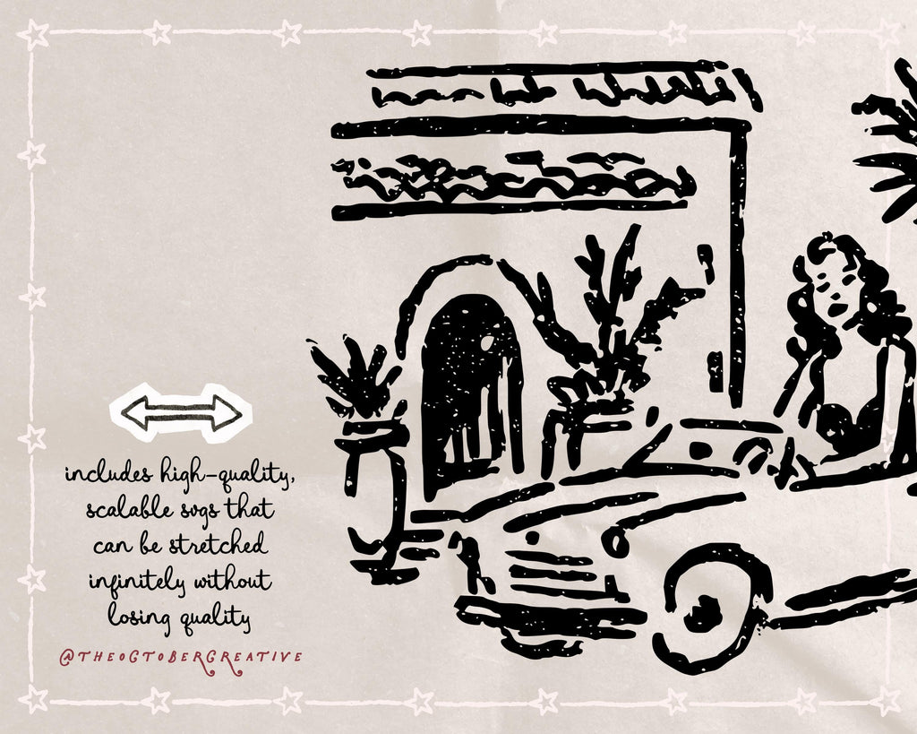 European Summer Doodle Pack, preview 3