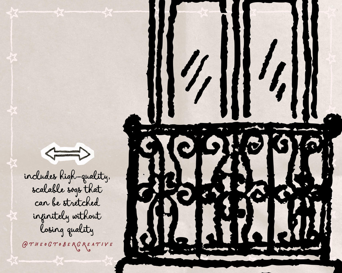 Parisian Apartment Doodle Pack, preview 3
