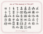 Luxury Hotel Doodle Pack, preview 4