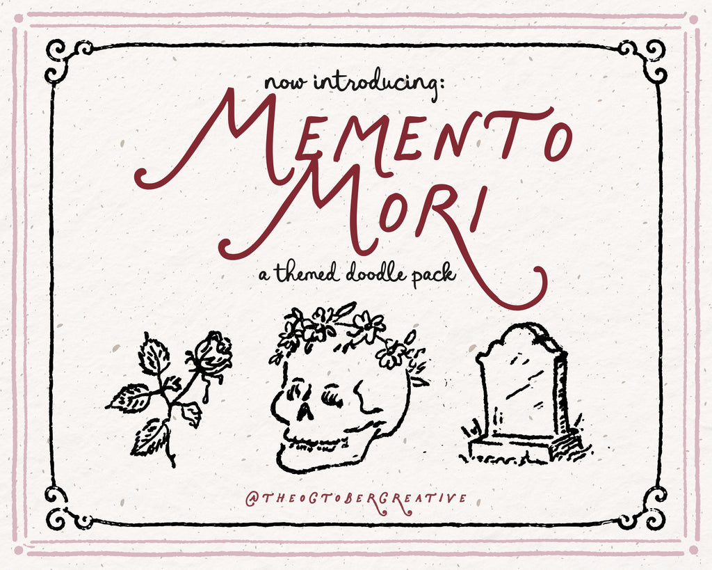 Memento Mori Doodle Pack, preview 2