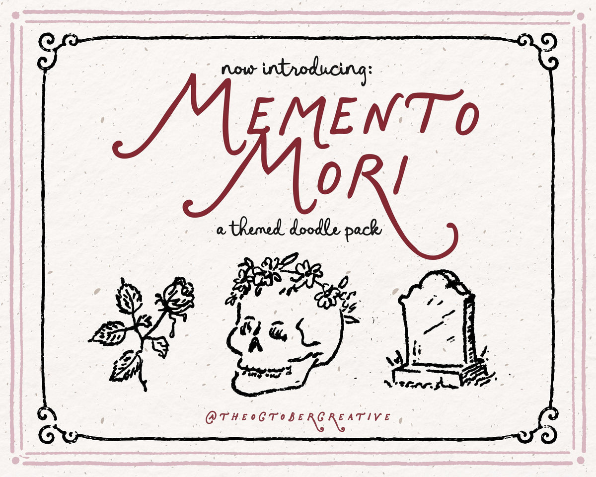 Memento Mori Doodle Pack, preview 2