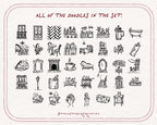 Parisian Apartment Doodle Pack, preview 4