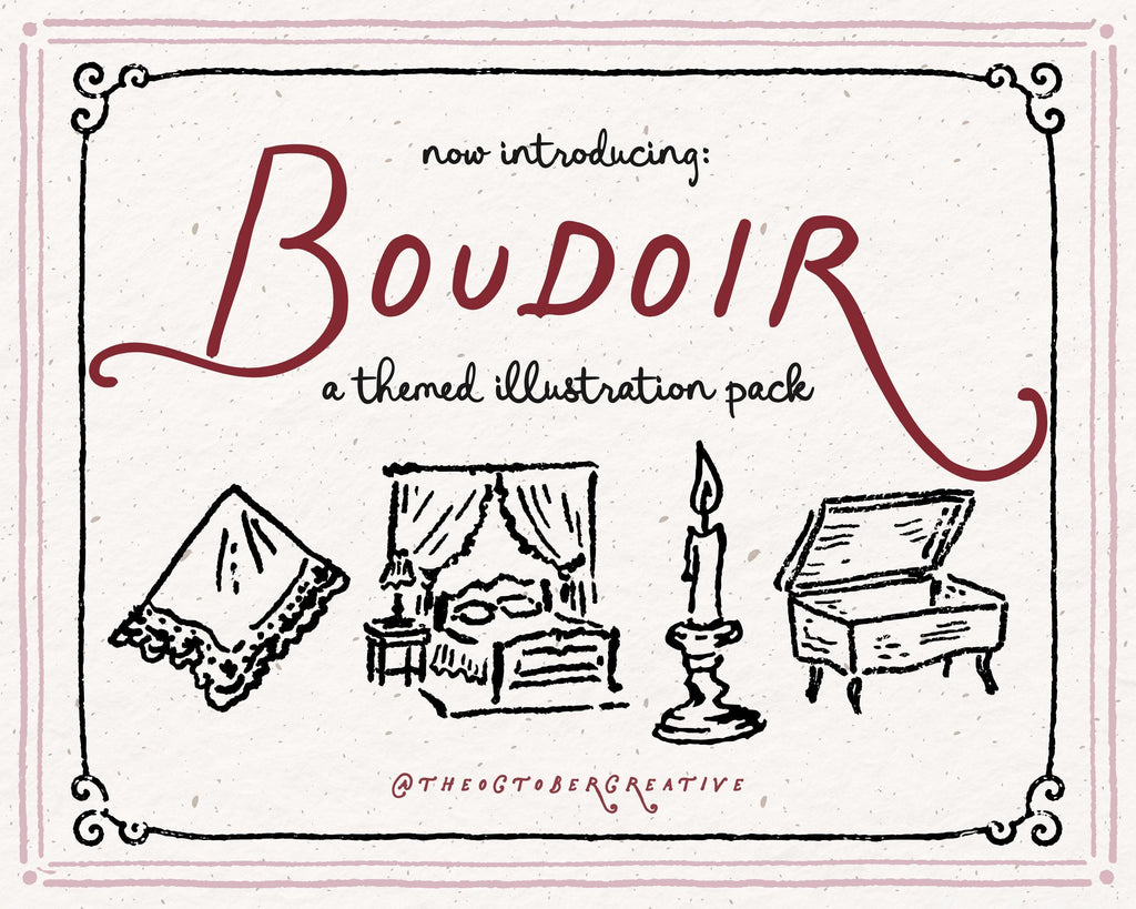 Boudoir Doodle Pack, preview 2
