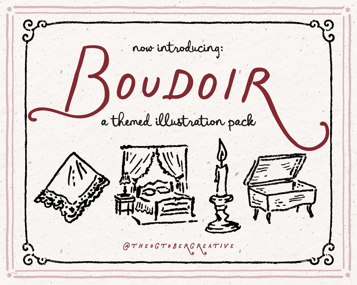 Boudoir Doodle Pack, preview 2