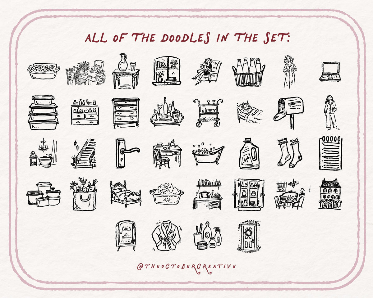 At Home Doodle Pack, preview 5