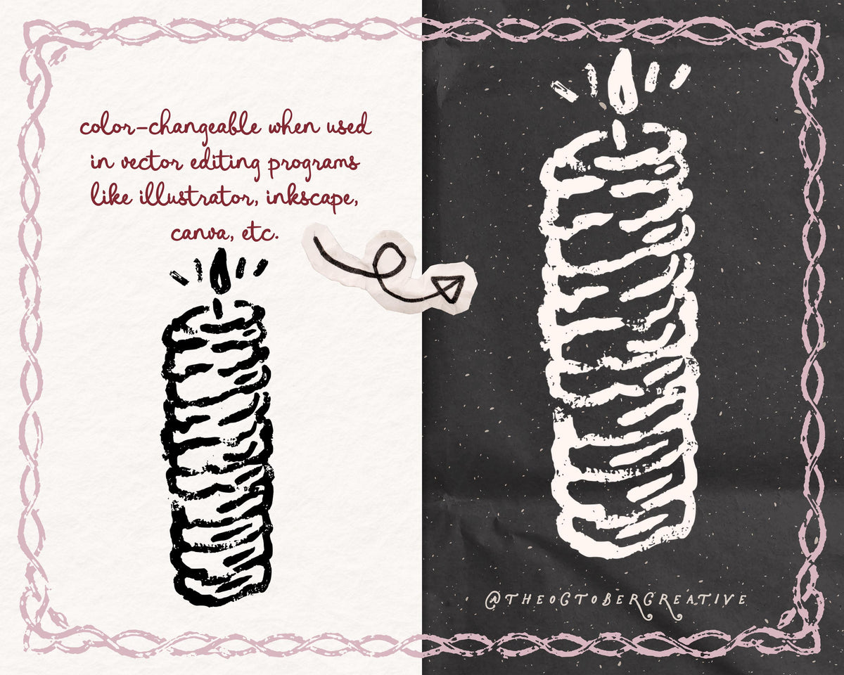 Cottagecore Girl Doodle Pack, preview 2