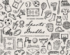Sports Doodle Pack, preview 1
