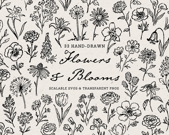 Flowers Doodle Pack
