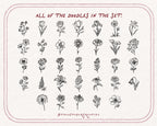 Flowers Doodle Pack, preview 5