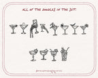 Halloween Cocktails Doodle Pack, preview 4