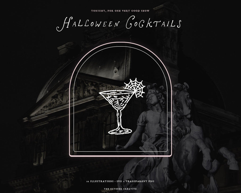 Halloween Cocktails Doodle Pack, preview 17