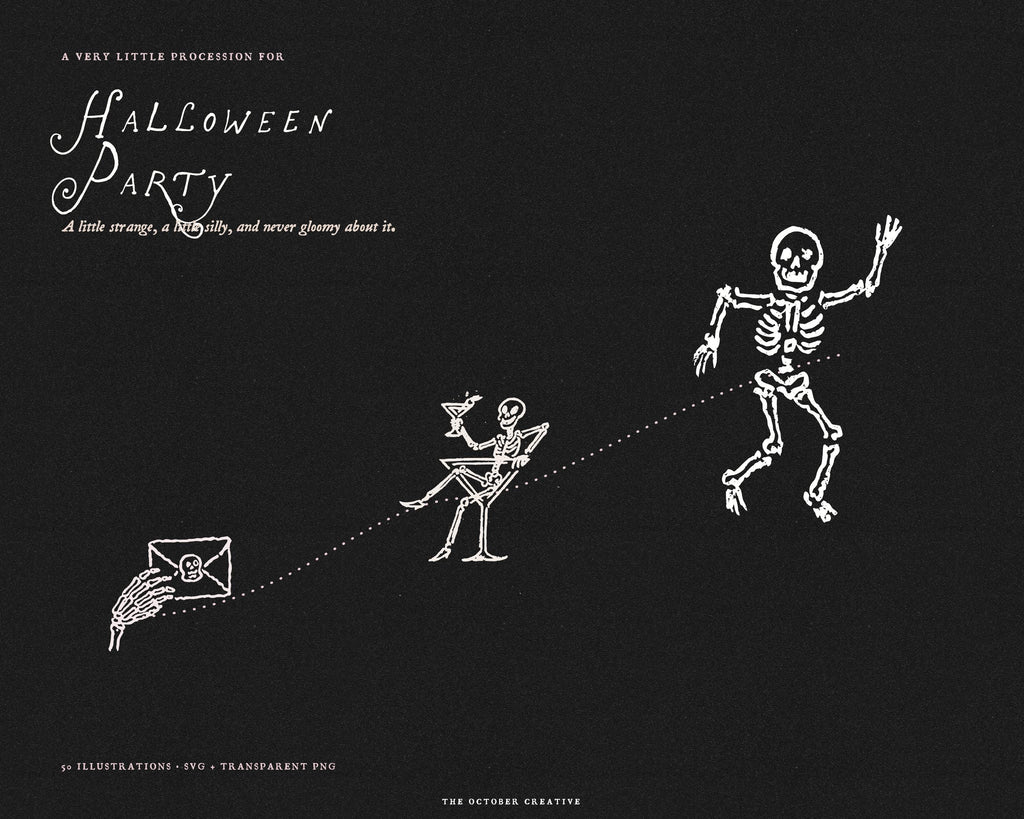 Halloween Party Doodle Pack, preview 19