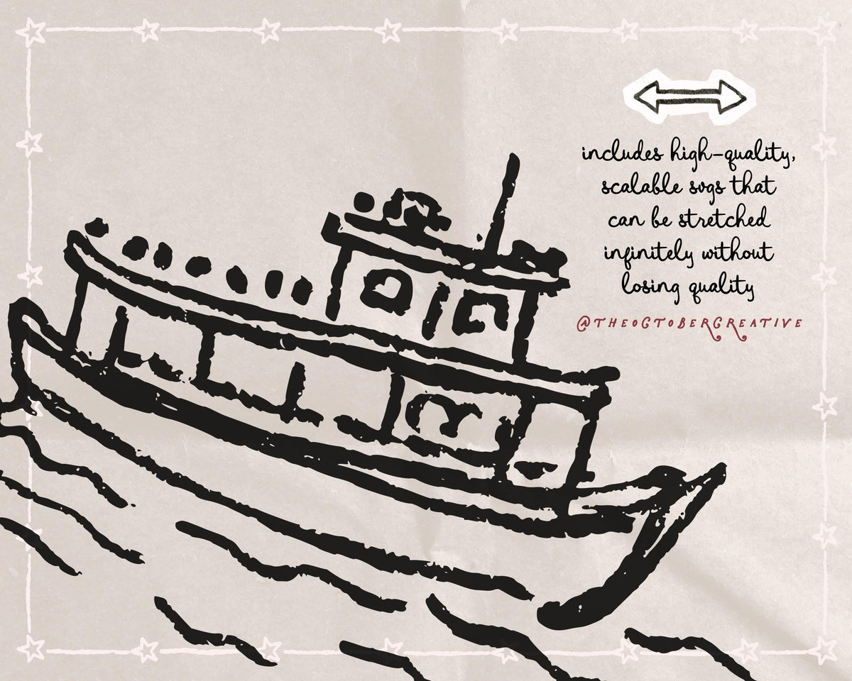 Lake Life Doodle Pack, preview 4