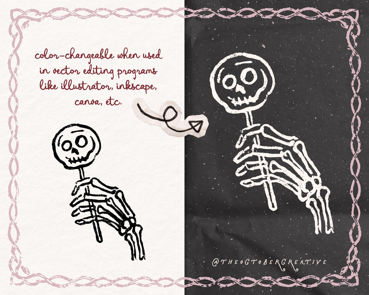Classic Halloween Doodle Pack, preview 3