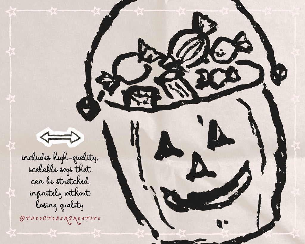 Classic Halloween Doodle Pack, preview 4