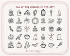 Classic Halloween Doodle Pack, preview 5