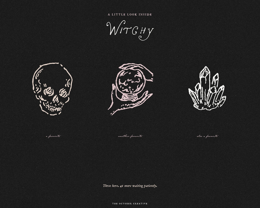 Witchy Doodle Pack, preview 8