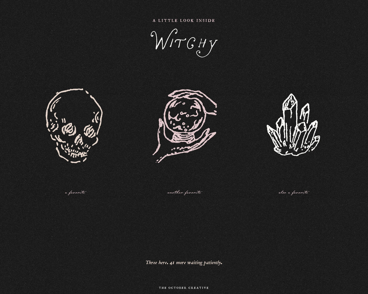 Witchy Doodle Pack, preview 8