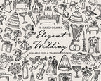 Elegant Wedding Doodle Pack, preview 1