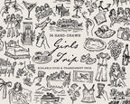 Girls Trip Doodle Pack, preview 1