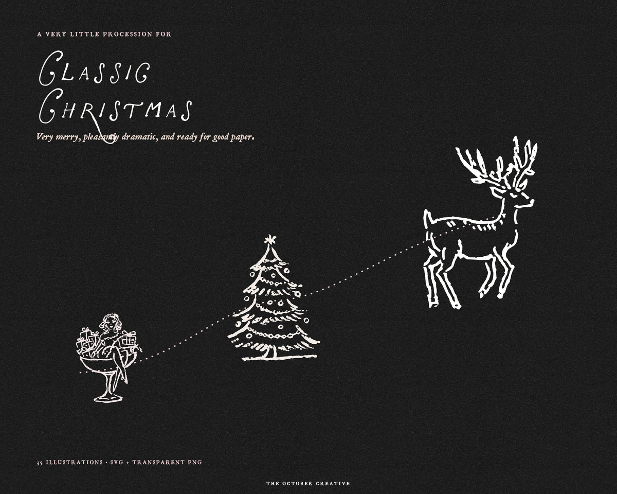 Classic Christmas Doodle Pack, preview 17