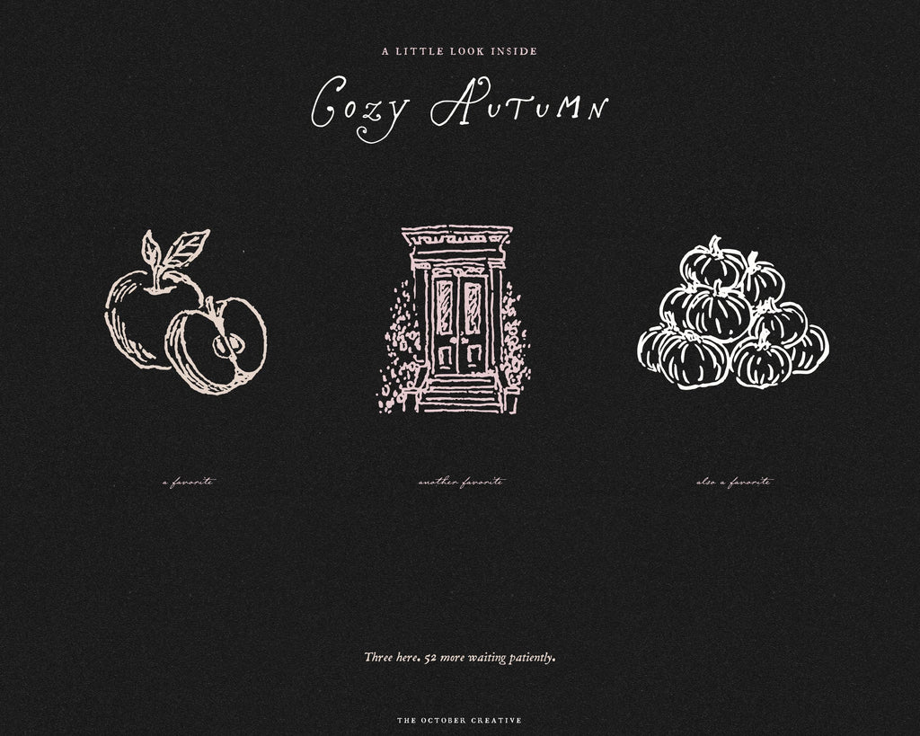 Cozy Autumn Doodle Pack, preview 8