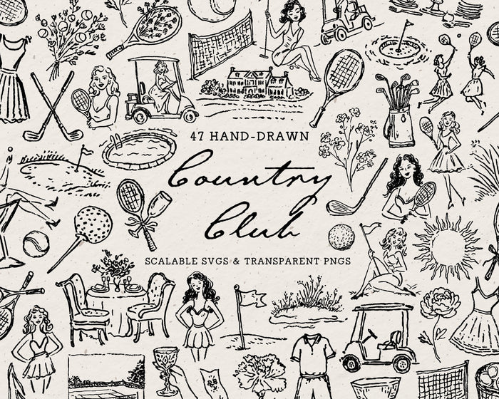 Country Club Doodle Pack