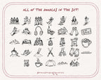 Ski Trip Doodle Pack, preview 4