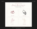 Spooky Bachelorette Doodle Pack, preview 16