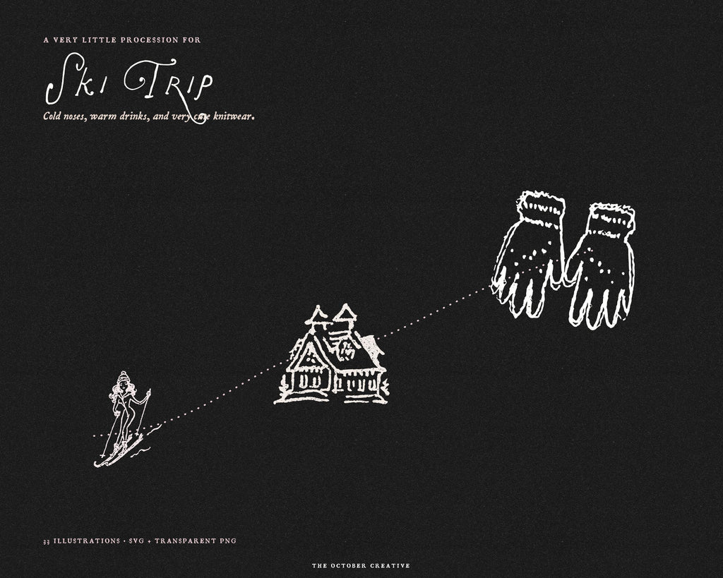 Ski Trip Doodle Pack, preview 19