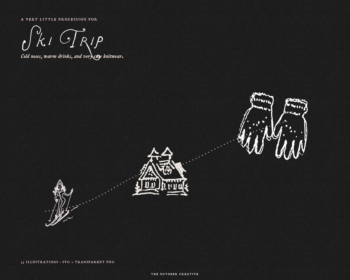 Ski Trip Doodle Pack, preview 19