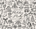 Holiday Party Doodle Pack, preview 1