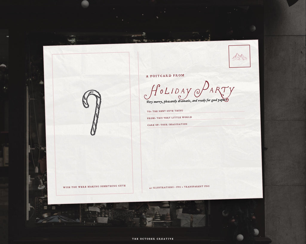 Holiday Party Doodle Pack, preview 18
