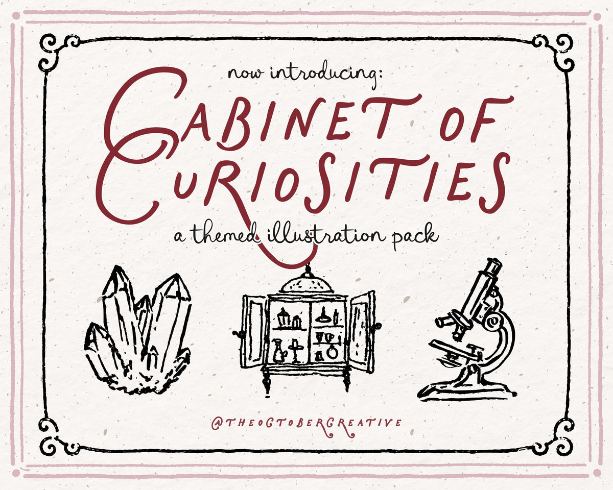 Cabinet of Curiosities Doodle Pack, preview 2