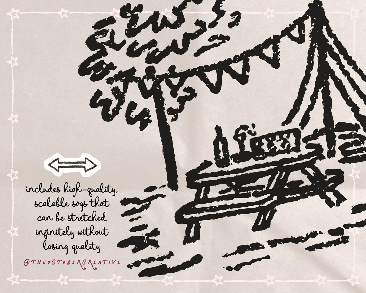 Picnic Doodle Pack, preview 4