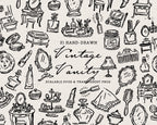 Vintage Vanity Doodle Pack, preview 1