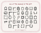 Frames & Mirrors Doodle Pack, preview 4