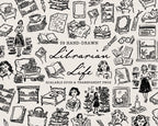 Librarian Life Doodle Pack, preview 1