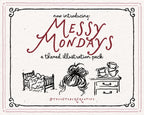 Messy Mondays Doodle Pack, preview 2