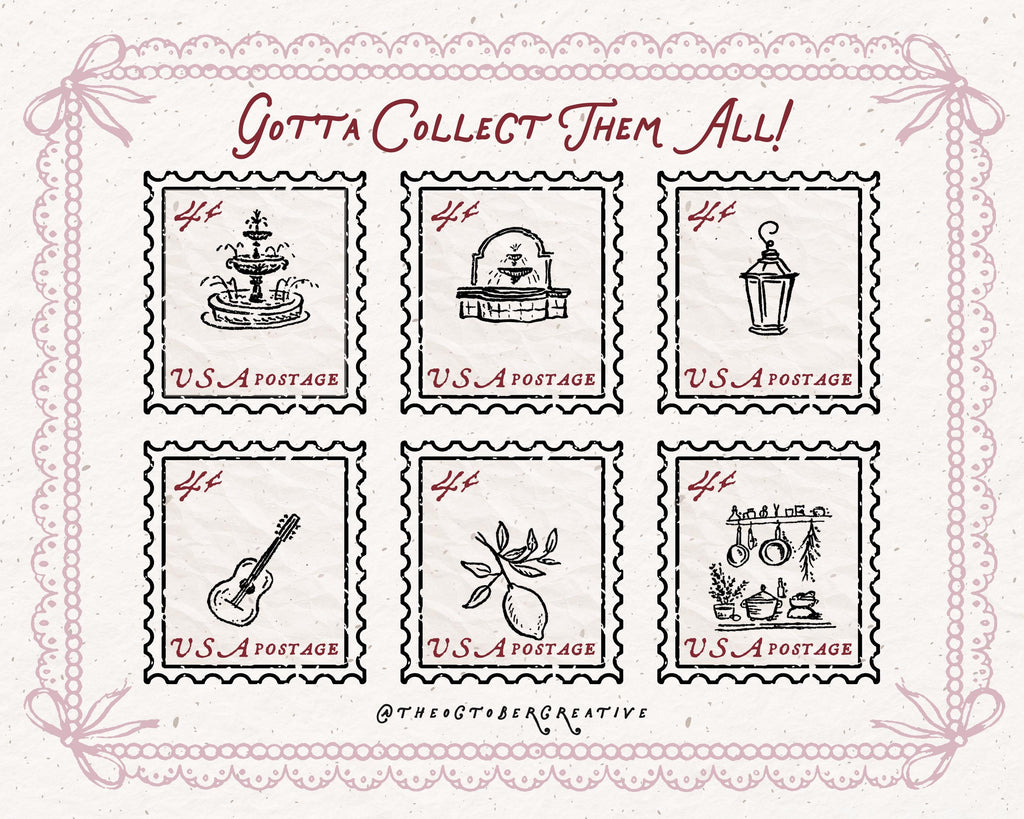 Spanish Courtyard Doodle Pack, preview 6
