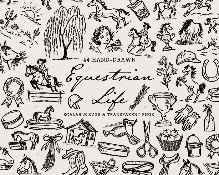 Equestrian Doodle Pack
