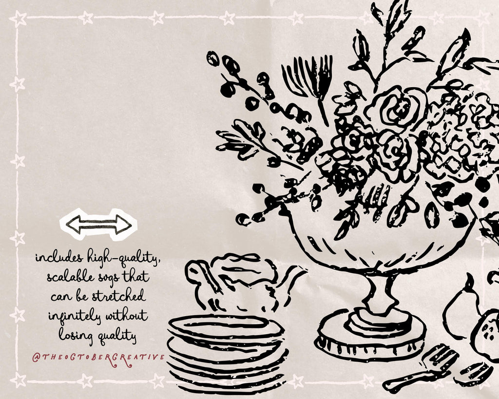 Garden Party Doodle Pack, preview 3