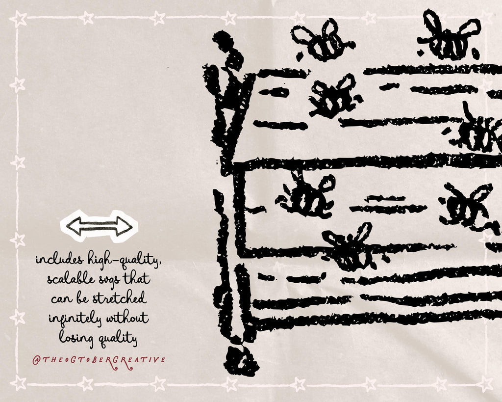 Beekeeping Doodle Pack, preview 3