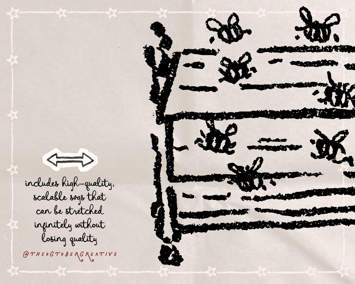 Beekeeping Doodle Pack, preview 3