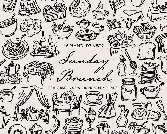 Sunday Brunch Doodle Pack