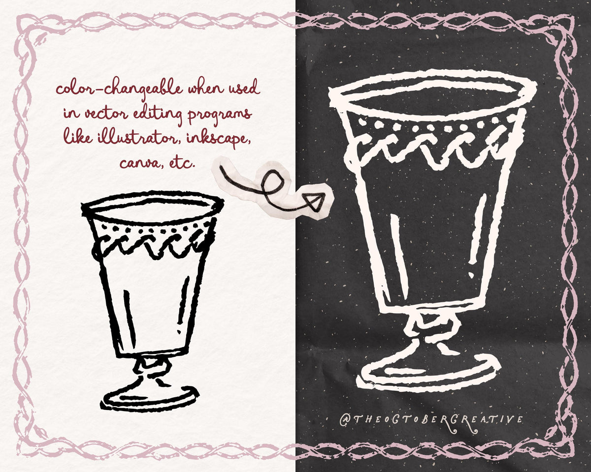 Cocktail Hour Doodle Pack, preview 3